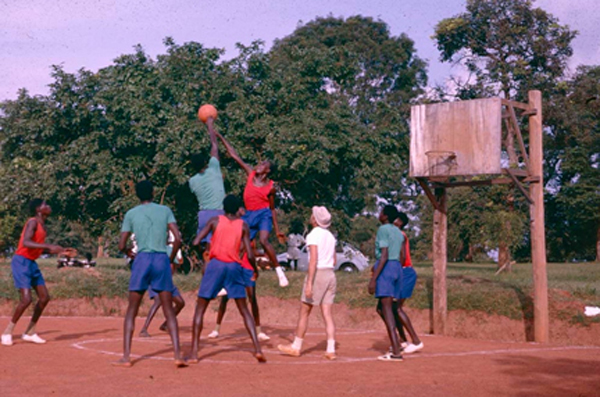 The First Basketball Team Created and Coached by Mr. Larry Olds